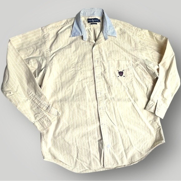 Ralph Lauren Other - Ralph Lauren Yellow Striped Men's Shirt